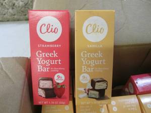 (B-2) 20 Greek Yogurt Bars Vanilla ...
