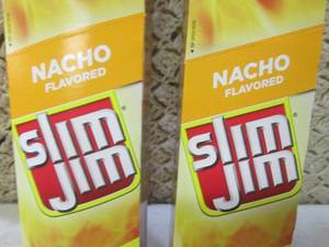 (B-1) 2 Boxes Slim Jim Nacho Flavor...