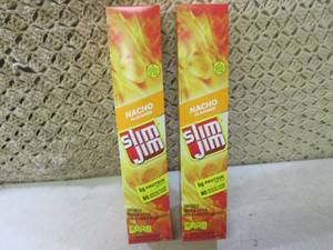 (B-1) 2 Boxes Slim Jim Nacho Flavor...