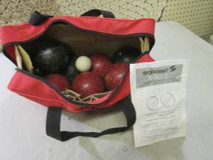 (EC1) Sportcraft Bocce Ball Set wit...