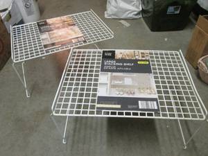 (BSB) 2 Large Stacking Shelves...