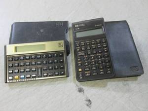 (BSB) 2 Vintage HP Calculators with...