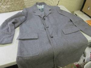 (F-1) 100% Wool Long Dress Coat Not...