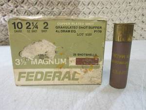 (BSB) 25 Rounds 10 GA Federal Magnu...