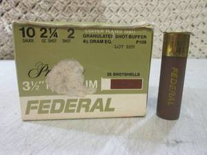 (BSB) 25 Rounds 10 GA Federal Magnu...