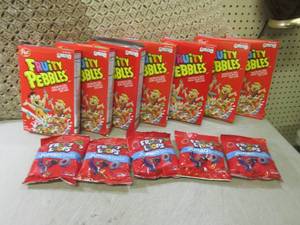 (EC2) 7 Boxes Fruity Pebbles Cereal...