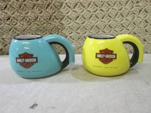 (EC1) 2 Vintage Harley Davidson Cer...