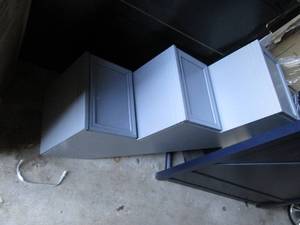 New scratch n dent bunk bed parts including ladder cabinets with dresser drawers built in - nice high end furniture to use or design into your next project