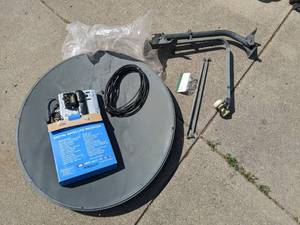 lot 86 image: Satellite dish, digital Satellite r...