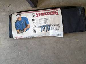 lot 105 image: Spalding horseshoe set with case...