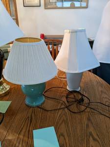 lot 29 image: Table Lamps