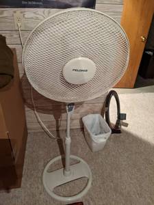 lot 43 image: Pelonis stand fan with timer...