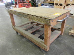 HANDCRAFTED WOODEN WORK TABLE