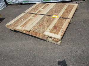 WOODEN SHIPPING CRATE - KNOCKED DOWN AND STAMPED FOR INTERNATIONAL SHIPPING