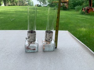 2 Mini oil Lamps