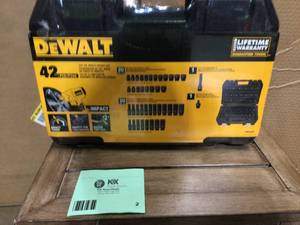 Dewalt DWMT19248 42 Piece 38-in Drive Combination Impact Socket Set