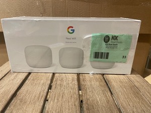 Google Nest Wifi - Mesh Router AC2200 and 2 Points with Google Assistant - 3 Pack