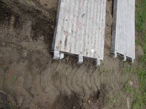 (2) Aluminum Bil-Jax Scaffolding Planks