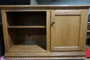 oak entertainment center