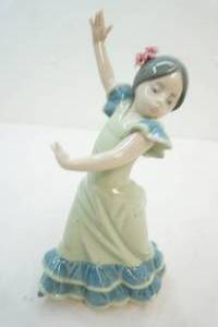 Lladro dancing woman figurine