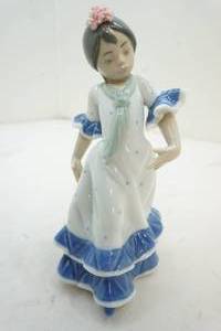 Lladro dancing woman figurine