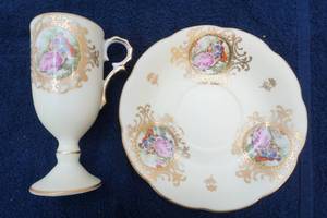 3 tea cup and saucer sets