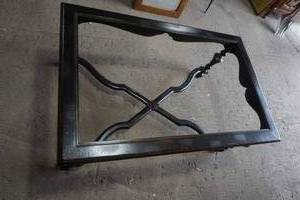 wood and glass coffee table