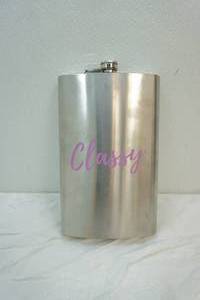 whiskey flask
