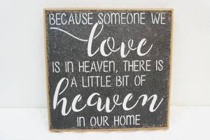 wood sign