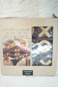 10 piece tic tac toe set