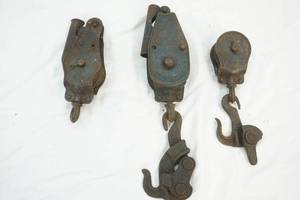 vintage pulleys lot