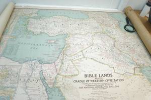 Large vintage map