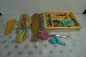 lot 150 image: Flatware and Novelty Spoon Rests