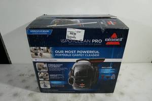 lot 29 image: NEW Bissell SpotClean Pro Portable Carpet Cleaner