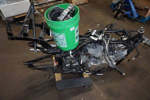 lot 80 image: 2001 Yamaha 1100 Motorcycle Frame and Parts - NO Title