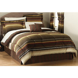 lot 76 image: Cambridge Stripe 20 Piece Bedroom Set - King
