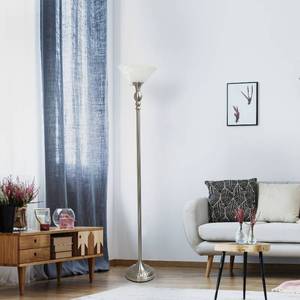lot 171 image: Elegant Designs 1 Light Torchiere Floor Lamp