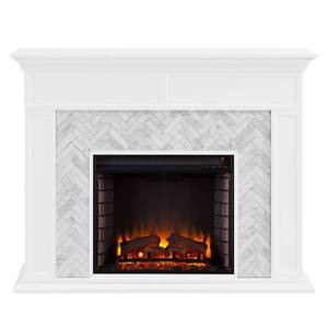 lot 197 image: NEW Torlington Tiled Fireplace with Mantel