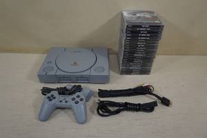 lot 162 image: PlayStation with One Controller and 21 games