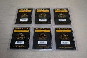 lot 167 image: 6 Tyler Candle Company Mixer Melts 1.9 OZ each