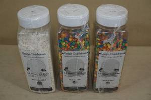 lot 168 image: 3 Decopac Sugar Sprinkles 1 Pound each