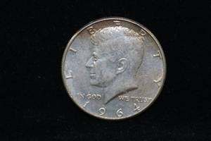 lot 226 image: 1964-D Kennedy Silver Half Dollar Coin