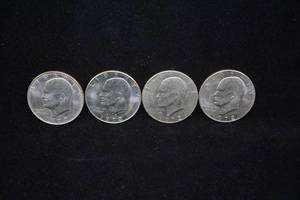 lot 234 image: 1972 Eisenhower Dollar Coins