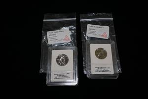 lot 239 image: Silver Enriched Sacagawea Dollar Coins