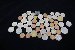 lot 240 image: Assorted International Coins