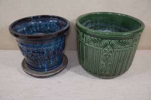 lot 247 image: Pottery Planting Pots