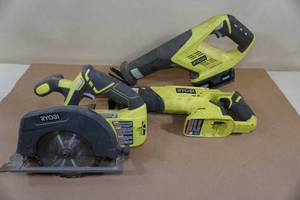 lot 36 image: Ryobi Lithium Ion Cordless Tools - 1 Battery
