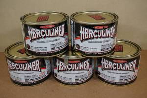 lot 48 image: 5 Quarts Herculiner Truck Bed Liner Paint