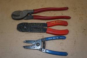 lot 81 image: Klein Wire Strippers, and Cutter