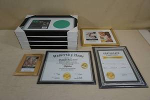 lot 149 image: Certificate Frames and CD Displays